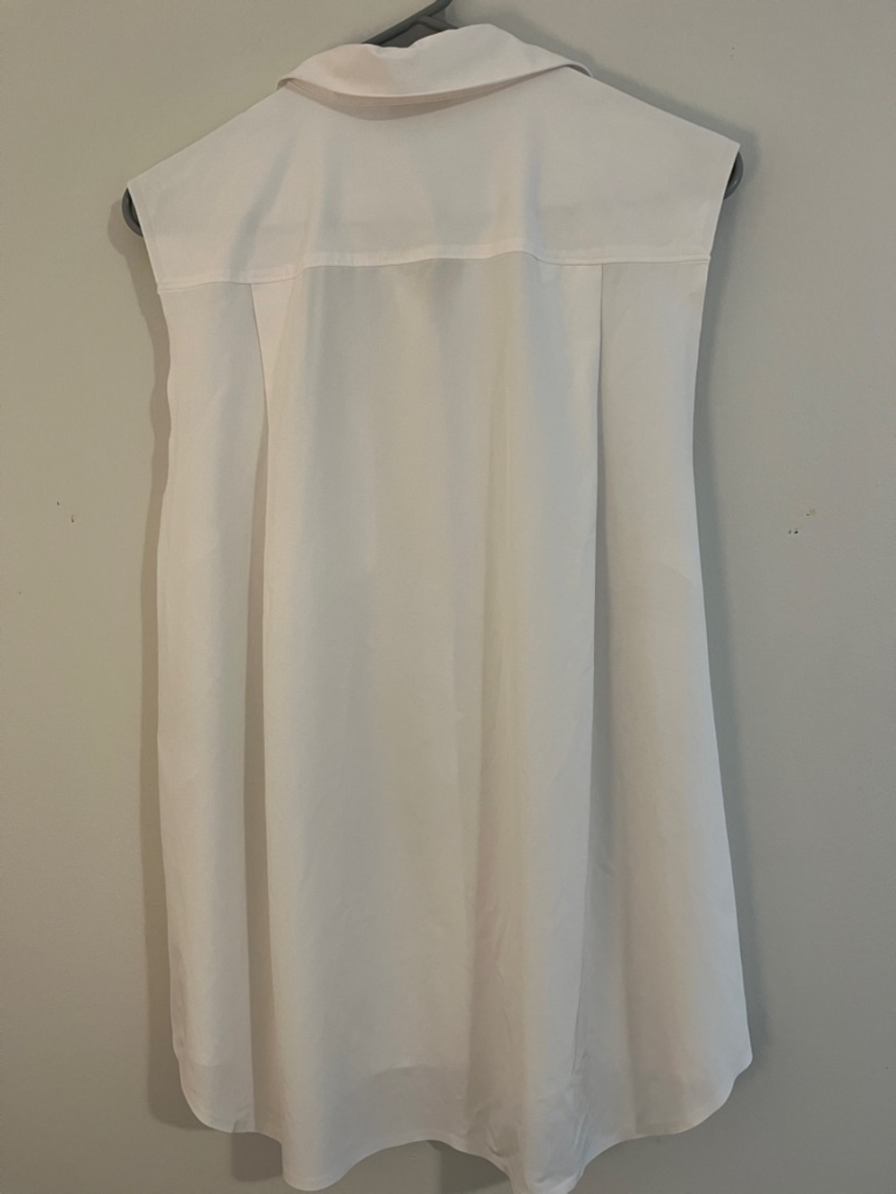 Athleta Crisp White Sleeveless Collared Top - Picture 5 of 12